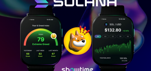 Showtime - die erste Solana KI Smartwatch der Welt