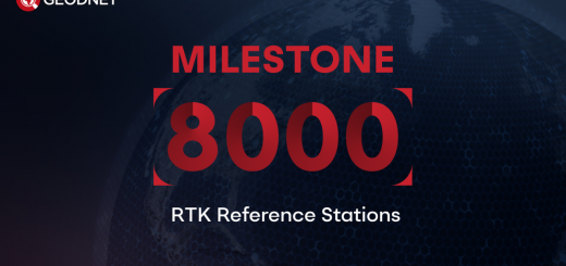 GEODNET hat jetzt 8000 aktive Stationen