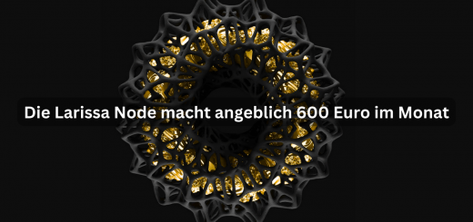Larissa Node - Profitabel oder Scam?