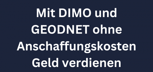 DIMO und GEODNET ohne Anschaffungskosten