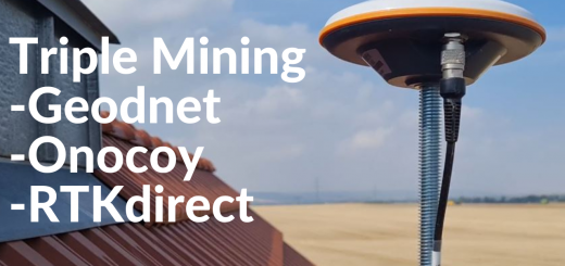Triple Mining Geodnet, Onocoy und RTKdirect