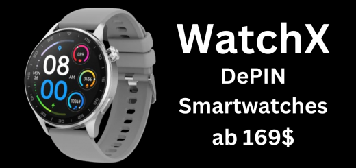 WatchX DePIN Smartwatches
