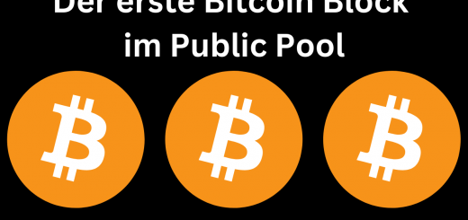 Bitcoin Block im Public Pool gefunden