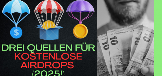 Drei Quellen für KOSTENLOSE Airdrops (2025!)