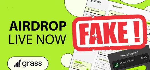 Vorsicht vor dem Grass Airdrop Scam!