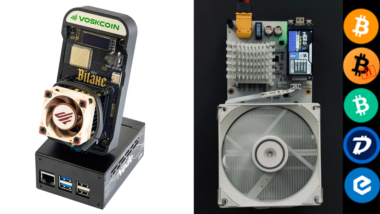Bitaxe Gamma Node und Nerd QX
