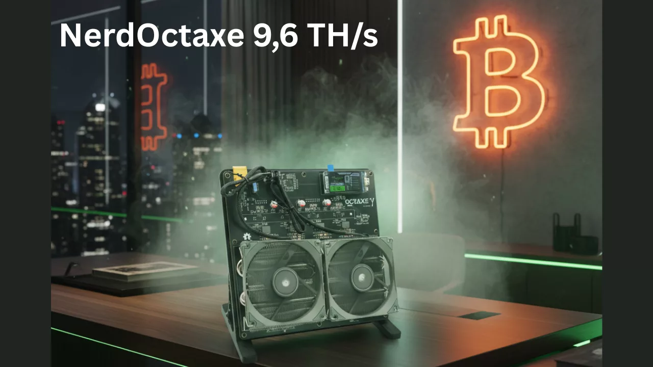 Der neue NerdOctaxe Bitcoin Solo Miner