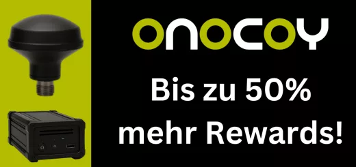 Bis zu 50% mehr Rewards bei Onocoy