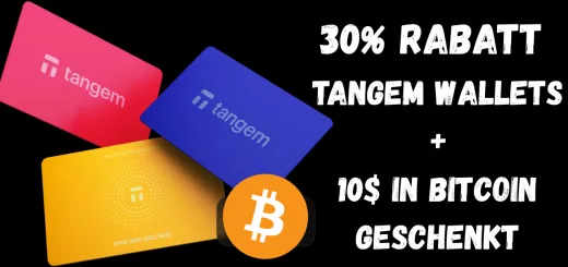 30% Rabatt auf Tangem Wallets