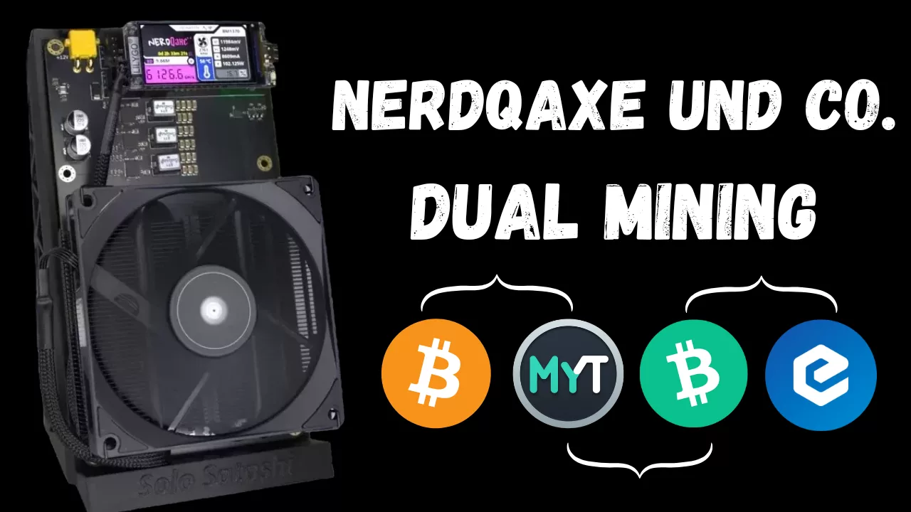 Dual Pool-Mining in der NerdQAxe Firmware v1.0.35 Video: